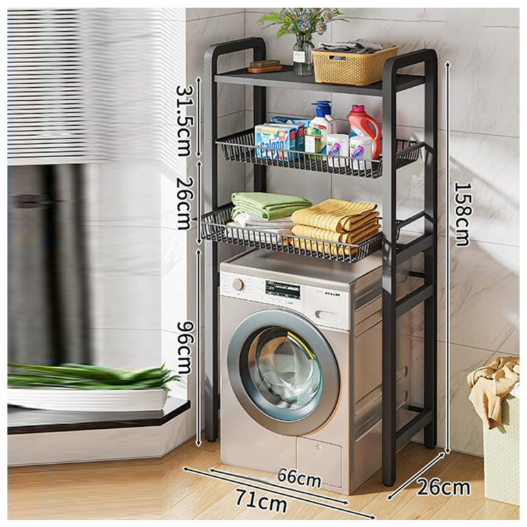 Multi-Functional Washing Machine Storage Rack