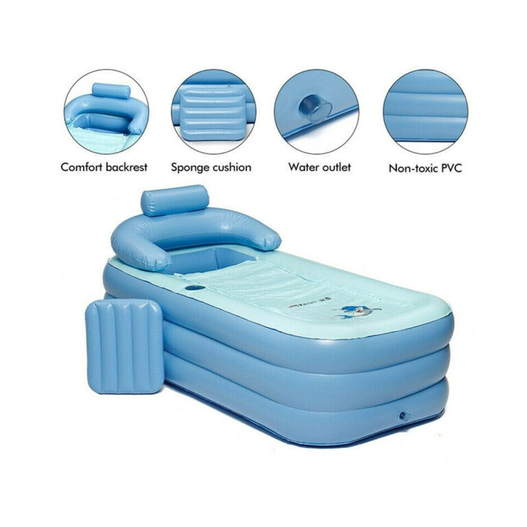 Foldable and Storable Inflatable BathTub For Adults
