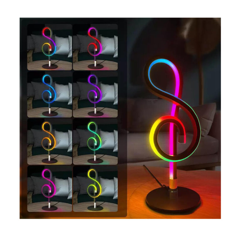 RGB LED Desk Lamp with Unique Music Design and Sync with Lighting