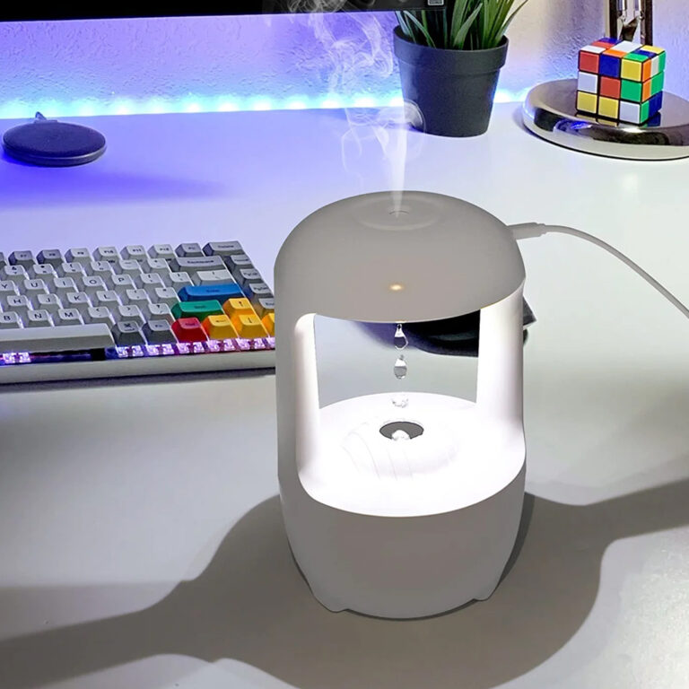 Smart Ultrasonic Air Anti-Gravity Humidifier LED Light Mist Mist with 2 Light Modes