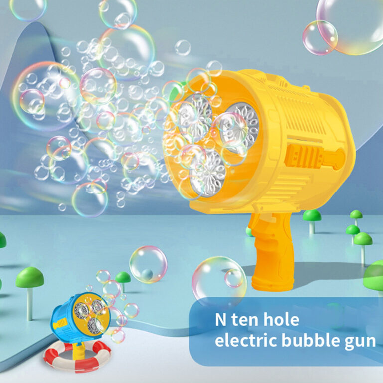 Automatic Bubble Gun for Summer Outdoor Games, Holidays, and Birthday Parties