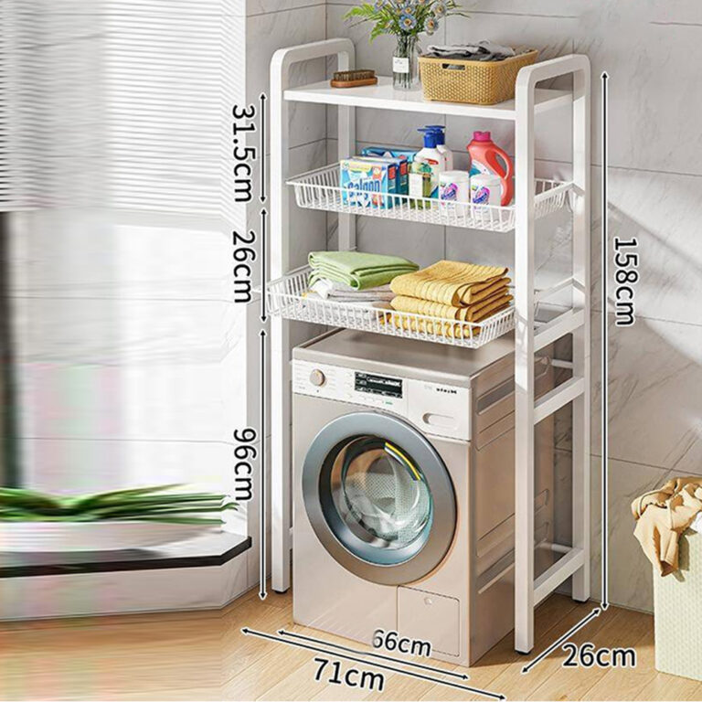 Multi-Functional Washing Machine Storage Rack