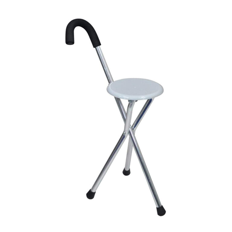Elderly Cane Folding Chair Folding Chair Tripod Base Convenience Non-slip Ergonomic Handle