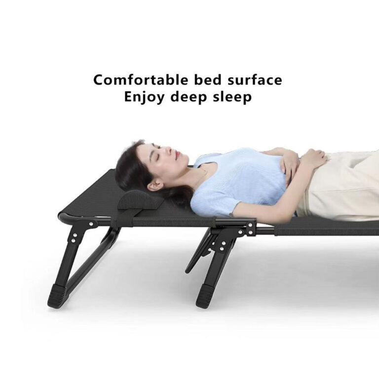 Foldable Bed with Pillow Sturdy and Adjustable for Multiple Uses (sitting, reclining, lying down)