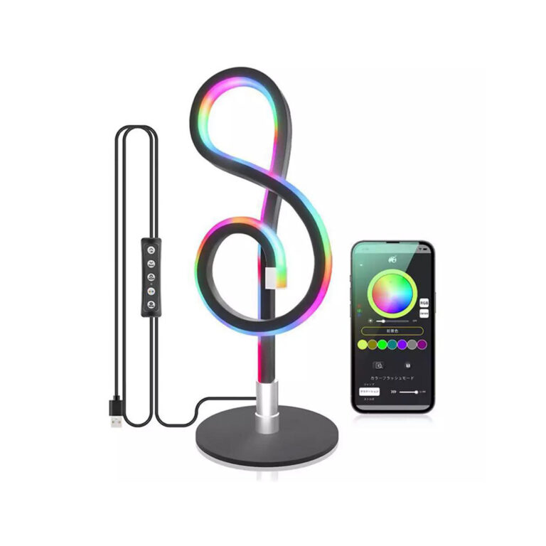 RGB LED Desk Lamp with Unique Music Design and Sync with Lighting