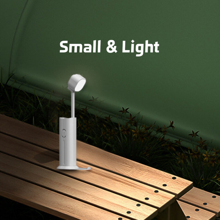 2 in 1 Rechargeable LED Technology Power Bank and Desktop Flashlight 3 Lighting Modes