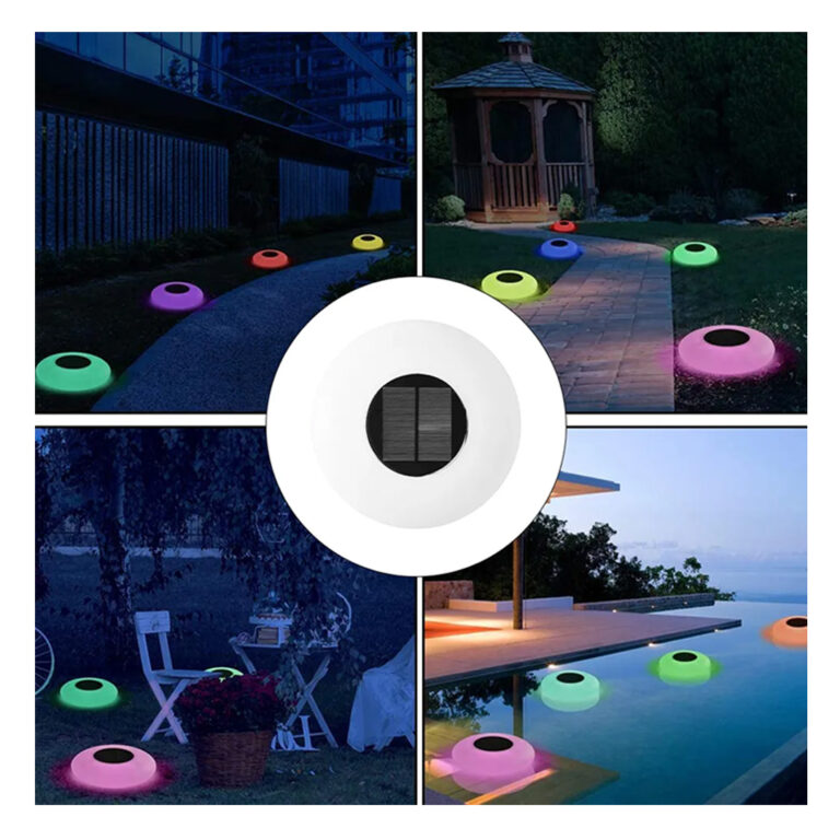 Multi-Color Inflatable Floating Outdoor RGB LED Solar Lamp Waterproof