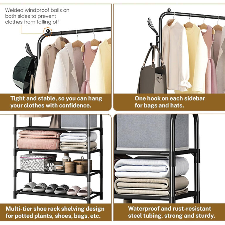 Multi-Layer Metal Clothes Stand