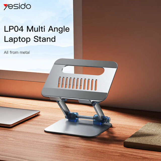 Yesido LP04 Adjustable Laptop Stand Holds Up to 20 kg for Sizes From 10 to 17.3 Inches