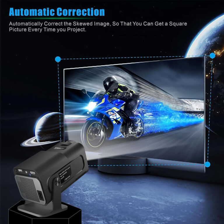 HY320 4K 1080P 180 Degree Rotatable Portable Projector